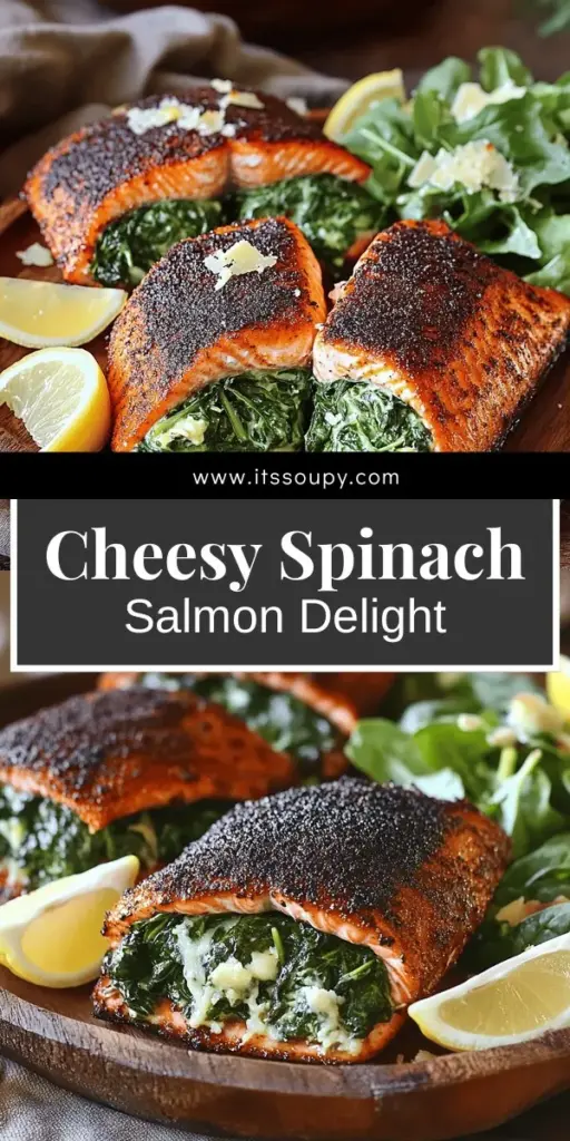 Elevate your dinner game with Blackened Salmon Stuffed with Spinach and Parmesan Cheese! This flavorful dish is easy to make and packed with nutrients, combining fresh salmon, a creamy spinach stuffing, and a perfectly blackened crust. In this guide, you’ll learn how to prepare the ingredients, master the cooking techniques, and pair it with delightful sides. Click through to explore this scrumptious recipe and impress your family tonight!