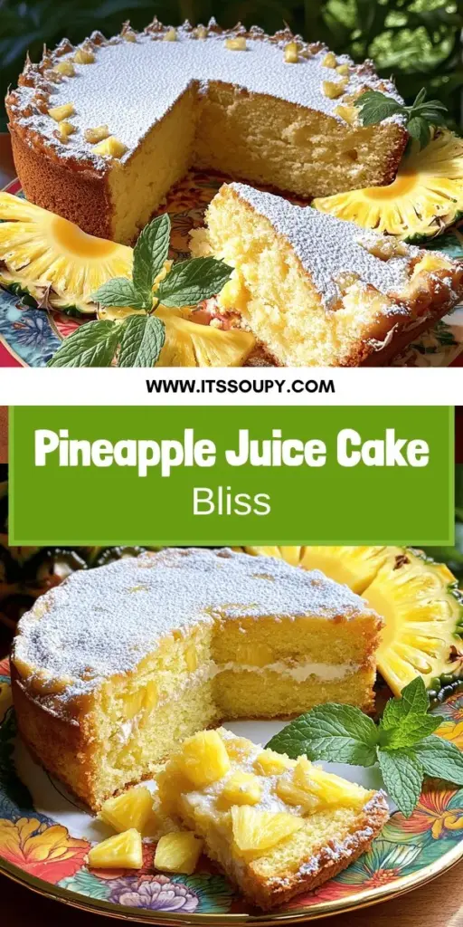 If you're in search of the perfect dessert to wow your guests, try this Tasty Pineapple Juice Cake! Bursting with flavor, this moist cake combines simple ingredients for a delightful treat everyone will love. Follow easy instructions and get tips for making it perfect every time. Whether it's a special occasion or just because, your friends and family will be asking for seconds! Click through to explore the full recipe and start baking today!