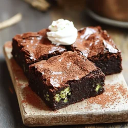 - Grated zucchini: This ingredient adds moisture and nutrition. Zucchini keeps the brownies soft. It also lowers calories and adds fiber. You can’t taste it, but it helps make the brownies rich. - Substitutions for almond flour and cocoa powder: If you don’t have almond flour, use oat flour or all-purpose flour. For cocoa powder, you can use carob powder. Both will change the flavor a little but will still taste great. - Understanding the role of sweeteners like maple syrup: Maple syrup sweetens the brownies and adds a unique flavor. It keeps the brownies moist without using refined sugar. You can also use agave syrup or date syrup as alternatives. - Dairy-free chocolate chips: Use dark or semi-sweet chips for a rich taste. Brands like Enjoy Life or Lily's are great choices. They melt well and mix nicely into the batter. - Variations: Adding nuts or seeds for texture can make the brownies even better. Chopped walnuts or pecans add crunch. Sunflower seeds or pumpkin seeds are also fun options. First, preheat your oven to 350°F (175°C). This step is key for even baking. Next, grab an 8x8-inch baking pan. Line it with parchment paper, allowing some overhang. This will help you lift out the brownies later. Now, let’s mix the dry ingredients. In a large bowl, combine 1 cup of almond flour, 1 cup of cocoa powder, 1 teaspoon of baking soda, and ½ teaspoon of salt. Use a whisk to mix everything well. This helps to evenly distribute the baking soda and salt. Good mixing gives you the best results. Next, we need to mix the wet and dry ingredients separately. In another bowl, combine 1 cup of maple syrup, ½ cup of unsweetened applesauce, ½ cup of melted coconut oil, and 1 teaspoon of vanilla extract. Whisk until smooth. Once your wet mix is ready, pour it into the dry ingredients. Stir until just combined. Be careful here; overmixing can make the brownies tough. If you want, fold in ½ cup of dairy-free chocolate chips for extra sweetness. Now, transfer the batter to the prepared baking pan. Spread it evenly with a spatula. Bake in the preheated oven for 25-30 minutes. To check for doneness, insert a toothpick in the center. It should come out mostly clean, with a few moist crumbs. Once done, let the brownies cool in the pan for about 15 minutes. This cooling process is important. It helps the brownies set properly. After that, lift them out using the parchment paper. Let them cool completely on a wire rack before cutting into squares. Enjoy your delicious vegan zucchini chocolate brownies! For the full recipe, check out the [Full Recipe]. For moist and tasty brownies, use fresh zucchini. The water content in zucchini keeps your brownies moist and rich. Grate the zucchini finely and squeeze out excess water if it's too watery. This step helps you avoid overly wet brownies. To enhance the chocolate flavor, mix in a bit of espresso powder. Just a teaspoon can elevate the taste. You can also use high-quality cocoa powder for a deeper, richer flavor. Don't forget to taste your batter before baking. Adjust the sweetness or cocoa as needed. Feel free to experiment with sweeteners like agave syrup or date syrup. Each sweetener brings a different taste. You can also swap coconut oil for avocado oil or even applesauce for a lighter texture. For extra flavor, add spices like cinnamon or nutmeg. A drop of peppermint extract can add a fun twist. You can also mix in nuts or seeds for a bit of crunch. Each change makes your brownies unique and keeps them exciting. Check out the Full Recipe for more details on making these delightful brownies! {{image_2}} For a gluten-free version, you can swap out almond flour. Use oat flour or coconut flour instead. Both options work well and still taste great. Just remember, coconut flour absorbs more liquid, so reduce the amount used. If you want lower sugar brownies, try using less maple syrup. You can replace half the syrup with mashed bananas or unsweetened applesauce. This change keeps the brownies sweet without adding too much sugar. To give your brownies a fun twist, try adding mint extract or a bit of espresso powder. Mint adds a fresh taste, while espresso enhances the chocolate flavor. Just a little goes a long way. You can also switch cocoa powder with carob powder. Carob has a naturally sweet taste and is caffeine-free. This swap can change the flavor profile and make your brownies unique. These variations allow you to customize your Vegan Zucchini Chocolate Brownies. You can make them fit your taste and dietary needs while keeping them delicious. For the full recipe, check out the Vegan Zucchini Chocolate Brownies section. Cooling your brownies is key. Once they bake, let them cool in the pan for about 15 minutes. Use parchment paper to lift them out, then let them cool completely on a wire rack. This cooling step keeps the brownies moist and helps them set properly. To store, use an airtight container. This keeps them fresh and prevents them from drying out. If you want to keep them longer, freezing is a great option. Just wrap them tightly in plastic wrap and place them in a freezer-safe bag. They stay fresh for about three months in the freezer. You can store your brownies at room temperature for up to five days. Just keep them in an airtight container. If you live in a warmer climate, the fridge might be a better choice. In the fridge, they last about a week. Watch for signs of spoilage. If the brownies smell off or have mold, it's time to toss them. You might also notice a change in texture. If they feel dry or crumbly, they may not taste as good. Always trust your senses to decide if they are still good to eat. Can I substitute other vegetables for zucchini? Yes, you can use mashed bananas or sweet potatoes. These options add natural sweetness and moisture. However, they will change the flavor. Zucchini has a mild taste, making it ideal for brownies. How do I know when the brownies are done baking? Check with a toothpick. Insert it into the center. If it comes out mostly clean with a few moist crumbs, they are ready. The edges should look firm, while the center may seem soft. Can I make these brownies oil-free? Absolutely! You can replace the oil with extra applesauce. This swap keeps the brownies moist while reducing fat. You can also use nut butter for richness without oil. What are the benefits of using zucchini in brownies? Zucchini adds moisture and makes brownies soft. It also sneaks in extra vitamins and fiber. This veggie helps you enjoy a guilt-free treat without losing flavor. How to make the brownies fudgier or cakier? For fudgier brownies, add less flour. Reducing the baking time can also help. If you prefer cakier brownies, use more flour and bake a bit longer. Can I add protein powder or superfoods to the recipe? Yes, you can mix in protein powder or superfoods. This addition boosts nutrition. Just be mindful of the taste. Start with a small amount to see how it changes the flavor. Vegan zucchini chocolate brownies offer delicious flavor and texture. We learned about key ingredients like zucchini and how sweeteners work. I shared tips for mixing and baking. You now know how to customize your brownies for different diets and flavors. Remember to store them correctly for lasting freshness. Enjoy experimenting with these simple yet fun recipes. With this guide, you can create treats that everyone will love. Happy baking!