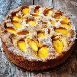 Brown Sugar Peach Cake uses simple, fresh ingredients. Each one adds flavor and texture. Here’s a closer look at what you need: - 2 ripe peaches: Peel and slice them. Fresh peaches give a juicy taste. - 1 cup all-purpose flour: This is the base of your cake. - 1 teaspoon baking powder: It helps the cake rise. - ½ teaspoon baking soda: This adds extra lift. - ½ teaspoon salt: It enhances all the flavors. - ½ cup unsalted butter: Make sure it is softened. This makes the cake rich. - 1 cup brown sugar: Use packed brown sugar for sweetness. - 2 large eggs: They bind the cake together. - 1 teaspoon vanilla extract: This adds warmth and depth. - ½ cup buttermilk: Makes the cake moist and fluffy. - ½ teaspoon ground cinnamon: Adds a hint of spice. - ¼ teaspoon nutmeg: This enhances the peach flavor. - Optional: powdered sugar: Use this for dusting before serving. You can swap some ingredients if needed. For example, if you don’t have buttermilk, use regular milk with a bit of lemon juice. If you want to add nuts, chopped walnuts or pecans work great. Each choice can bring a new twist to the cake. 1. Preheat your oven to 350°F (175°C). This step ensures even baking. Grease a 9-inch round cake pan with butter or line it with parchment paper. 2. Mix dry ingredients together. In a medium bowl, whisk the flour, baking powder, baking soda, salt, cinnamon, and nutmeg. This mix adds flavor and structure to the cake. 3. Cream butter and brown sugar. In a large bowl, beat the softened butter and packed brown sugar. Do this for about 3-4 minutes until the mixture is light and fluffy. This step adds air, making the cake soft. 4. Incorporate eggs and vanilla. Add the eggs one at a time, beating well after each. Then, mix in the vanilla extract. This adds richness and flavor to your cake. 5. Alternate dry ingredients with buttermilk. Gradually add the dry mix to the creamed mixture. Alternate this with the buttermilk until just combined. This keeps the batter moist and tender. 6. Fold in peaches. Gently add the sliced peaches into the batter. Make sure they are evenly distributed. This adds a burst of flavor in every bite. 7. Pour batter into the pan. Carefully spread the batter evenly in the prepared cake pan. 8. Baking time and temperatures. Bake the cake in the preheated oven for 30-35 minutes. Keep an eye on it. 9. Test for doneness. Insert a toothpick into the center of the cake. If it comes out clean, your cake is ready. If not, bake for a few more minutes. Follow these steps to create a delicious Brown Sugar Peach Cake. For the complete recipe, check out the Full Recipe. To get the right cake texture, use room-temperature ingredients. It helps create a light and fluffy cake. Make sure to cream the butter and brown sugar until it’s nice and fluffy. This step adds air to your batter. To prevent the cake from sticking, grease your pan well. You can use butter or a non-stick spray. You can also line the pan with parchment paper. This makes it easier to lift out the cake later. Baking times can vary by oven. If your oven runs hot, check the cake a few minutes early. Use a toothpick to test for doneness. Insert it into the center; if it comes out clean, the cake is ready. For toppings, I love to dust the Brown Sugar Peach Cake with powdered sugar. It adds a nice touch. You can also serve it with whipped cream or vanilla ice cream for extra sweetness. Pair this cake with a refreshing drink. I suggest sweet tea or lemonade. They balance the sweetness of the cake. If you want something warm, serve it with a cup of coffee. To store leftovers, keep the cake in an airtight container. It stays fresh at room temperature for a few days. You can also refrigerate it for a longer shelf life. Just make sure to let it cool completely first. For the full recipe, check out the instructions above! {{image_2}} You can make your Brown Sugar Peach Cake unique by adding some fun flavors. Here are some ideas: - Adding nuts or other fruits: Chopped walnuts or pecans add a nice crunch. You can also mix in blueberries or raspberries for a burst of flavor. - Using different sugars or sweeteners: Try using coconut sugar or maple sugar for a different taste. Each sugar brings its own flavor to the cake. - Alternative flours for variations: If you want to try something new, use almond flour or oat flour. This can change the texture and add nutrition. Making this cake fit your diet is easy with a few changes. - Gluten-free options: Substitute all-purpose flour with a gluten-free blend. This way, everyone can enjoy the cake. - Vegan adaptations: Swap the eggs for flax eggs or applesauce. Use vegan butter to keep it dairy-free. - Lower-sugar versions: You can cut down the brown sugar by using just half a cup. This will keep the cake tasty but lower in sugar. These variations and modifications allow you to tailor the Brown Sugar Peach Cake to your liking. Explore these ideas for a fun baking experience! For the complete recipe, check out the Full Recipe section. To keep your Brown Sugar Peach Cake fresh, store it in an airtight container. This method helps to lock in moisture. You can also cover the cake with plastic wrap. Keep it at room temperature for up to three days. If you want it to last longer, refrigerate it. Just remember, cold air can dry it out. For long-term storage, freezing works best. Cut the cake into slices and wrap each piece in plastic wrap. Place the wrapped slices in a freezer bag. Remove as much air as possible before sealing. It can freeze well for up to three months. When you want to enjoy a slice, remove it from the freezer. Place it in the fridge overnight to thaw. If you're in a hurry, you can thaw it at room temperature for a few hours. Enjoy your cake with the same great taste as when it was fresh! For the complete cake recipe, refer to the Full Recipe. What is the best type of peach to use? The best peaches for this cake are ripe and sweet. I love using Freestone peaches. They are easy to slice and have great flavor. Yellow peaches add sweetness and a bit of tartness. Look for peaches that yield slightly to pressure. Can I make this cake ahead of time? Yes, you can make this cake ahead of time. Bake it and let it cool completely. Wrap it in plastic wrap and store it in the fridge. It stays fresh for up to three days. You can also freeze it for longer storage. How do I prevent the cake from being too dense? To keep the cake light, measure your flour properly. Use the spoon and level method. Make sure not to overmix the batter when adding the flour. Fold in the peaches gently. This keeps the cake fluffy and airy. Substituting buttermilk: what can I use? If you don’t have buttermilk, you can use regular milk. Add one tablespoon of vinegar or lemon juice to one cup of milk. Let it sit for five minutes. This creates a similar tangy taste. What if I don't have brown sugar? If you lack brown sugar, you can make a substitute. Mix one cup of white sugar with two tablespoons of molasses. This gives you a similar taste and color. You can also use white sugar alone, but the flavor will change slightly. Can I use canned peaches instead of fresh? Yes, you can use canned peaches. Drain them well before adding to the batter. Canned peaches are softer, so be gentle when folding them in. They work well in this recipe, but fresh peaches taste best. For the full recipe, check out the detailed instructions above! In this blog post, I shared how to make a delicious Brown Sugar Peach Cake. We covered the key ingredients, preparation steps, baking methods, and some handy tips. I also explored variations to make the cake suit any diet or taste. Finally, I provided storage tips to keep your cake fresh. Remember, cooking is fun, so don’t hesitate to experiment! Enjoy your baking journey and savor every bite of your sweet creation.