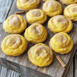 - 1 cup unsalted butter - 1 cup brown sugar, packed - 1/2 cup granulated sugar - 1/2 cup pumpkin puree - 1 large egg - 1 teaspoon vanilla extract - 3 cups all-purpose flour - 1 teaspoon baking soda - 1/2 teaspoon baking powder - 1/2 teaspoon salt - 2 teaspoons ground cinnamon - 1/4 teaspoon nutmeg - 1/4 teaspoon ginger - 1/2 cup granulated sugar (for rolling) - 1 tablespoon cinnamon (for rolling) When measuring flour, spoon it into the cup and level it off. This method helps avoid packing too much flour. For brown sugar, pack it firmly into the cup for the right sweetness. Use a kitchen scale for accuracy if you can. Each cup of flour weighs about 120 grams, and brown sugar weighs about 220 grams when packed. If you run out of unsalted butter, you can use salted butter. Just skip adding extra salt in the recipe. For pumpkin puree, swap it with applesauce for a different flavor. If you want to skip the egg, use a flax egg. Mix 1 tablespoon of ground flaxseed with 2.5 tablespoons of water. Let it sit for 5 minutes until it thickens. Start by melting 1 cup of unsalted butter in a saucepan over medium heat. Stir it often. Watch closely as it begins to bubble and foam. After about 5-7 minutes, the butter will turn a golden brown and smell nutty. Remove it from heat and let it cool slightly. This step adds a rich flavor to your cookies. In a large bowl, combine the brown butter, 1 cup of brown sugar, and 1/2 cup of granulated sugar. Beat them together on medium speed until well mixed. Next, add 1/2 cup of pumpkin puree, 1 large egg, and 1 teaspoon of vanilla extract. Mix until everything is smooth and blended. This mixture forms the base for your cookies. In another bowl, whisk together 3 cups of all-purpose flour, 1 teaspoon of baking soda, 1/2 teaspoon of baking powder, and 1/2 teaspoon of salt. Then, add 2 teaspoons of ground cinnamon, 1/4 teaspoon of nutmeg, and 1/4 teaspoon of ginger. This blend of spices gives a warm fall flavor to the cookies. Once your wet and dry ingredients are ready, slowly add the dry mix to the wet mix. Stir on low speed until just combined. Do not overmix, as this can toughen the cookies. Cover the dough with plastic wrap and chill it in the fridge for at least 30 minutes. Chilling helps the cookies keep their shape during baking. Preheat your oven to 350°F (175°C). Line two baking sheets with parchment paper. In a small bowl, mix 1/2 cup of granulated sugar with 1 tablespoon of cinnamon for rolling. Take scoops of chilled dough and roll them into balls. Roll each ball in the cinnamon-sugar mix to coat. Place them on the baking sheets, spaced about 2 inches apart. Bake for 10-12 minutes, until the edges are golden but the centers are still soft. Enjoy the delightful smell as they bake! For the complete recipe, refer to the Full Recipe section. To get that ideal texture, focus on the butter. Brown the butter until it is golden and smells nutty. This step adds depth to your cookies. After mixing wet and dry ingredients, avoid overmixing. Stir just enough to combine everything. Chilling the dough is key, too. It firms up the dough and helps cookies keep their shape while baking. One big mistake is using cold butter. Always brown your butter first. Another common issue is not chilling the dough. If you skip this, your cookies may spread too much. Also, measure your flour correctly. Too much flour can make cookies dry and crumbly. Lastly, don’t skip the cinnamon-sugar coating. It adds a sweet touch that enhances flavor. To boost flavors, try adding a pinch of salt to the sugar mixture. This enhances the sweetness. You can also play with spices. A bit more cinnamon or a dash of cloves can elevate the taste. If you want a twist, add a splash of maple syrup to the wet mix. It pairs well with pumpkin and adds a lovely sweetness. For the full recipe, check out the detailed steps to make your Brown Butter Pumpkin Snickerdoodles shine! {{image_2}} You can enjoy these cookies without gluten! Use a gluten-free flour blend. Make sure it has a good starch content. This helps the cookies hold together. The taste stays great, and you can still savor the pumpkin flavor. For a chocolate twist, add chocolate chips! Use semi-sweet or dark chocolate chips. Fold in half a cup of chips into the dough after mixing the dry ingredients. This adds sweetness and richness to each bite. It's a fun way to mix it up! Spices can enhance the flavor of your snickerdoodles. Try adding a pinch of cloves or allspice for warmth. You can also increase the cinnamon for a stronger taste. Experiment with nutmeg or cardamom as well. Each spice brings a new layer to the cookie's flavor. For the complete recipe, check out the section titled Full Recipe. To keep your Brown Butter Pumpkin Snickerdoodles fresh, store them in an airtight container. This helps maintain their soft texture. Place parchment paper between layers to prevent sticking. If you want them to last longer, store them in the fridge. They will stay fresh for about one week. You can freeze the dough for later use. First, scoop the dough into balls and place them on a baking sheet. Freeze for about an hour until solid. Then, transfer the dough balls to a zip-top bag. Label the bag with the date. The dough can be frozen for up to three months. When ready to bake, no need to thaw. Just add a couple of minutes to the baking time. To reheat your cookies, place them on a baking sheet. Preheat your oven to 350°F (175°C). Heat the cookies for about 5-7 minutes. This will help restore their soft texture. You can also use the microwave for a quick fix. Heat for about 10-15 seconds. Enjoy your warm and gooey cookies again! For the full recipe, check out the [Full Recipe]. Yes, you can use regular butter, but brown butter adds a deep, nutty taste. Brown butter gives the cookies a rich flavor that you really want. If you have time, I highly recommend making brown butter for these snickerdoodles. Look for edges that are lightly golden. The centers should still look soft. They will firm up as they cool. If you bake them too long, they can get dry. Trust your eyes and set a timer for 10 minutes, then check. Store cookies in an airtight container. This keeps them soft for days. You can also use parchment paper between layers to avoid sticking. If they last that long, they will still taste fresh! To make chewier cookies, try adding an extra egg yolk. You can also reduce the baking time slightly. Chilling the dough longer helps too. These tips will keep your cookies soft and delicious! In this post, we covered key ingredients, step-by-step instructions, and helpful tips for cookie baking. You learned how to make delicious cookies, perfect for any occasion. Remember to experiment with texture and flavor to suit your taste. Use the storage tips to keep your cookies fresh for longer. Baking cookies should be fun and rewarding, so try different options and enjoy the process! Happy baking!