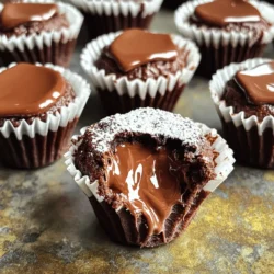 - 1 cup Nutella - 2 large eggs - 1/2 cup all-purpose flour - 1/4 teaspoon salt - 1/4 teaspoon baking powder - 1/2 cup chocolate chips (optional) - Powdered sugar for dusting (optional) You can add more fun to your brownie bites. Chocolate chips give a nice crunch. They add extra chocolate taste too. If you want a sweet touch, use powdered sugar on top. It makes them look fancy! Each ingredient plays a big role. Nutella is the star here; it gives rich chocolate flavor and creaminess. Eggs help bind everything together. They add moisture too, making the bites soft. Flour provides structure, so they hold their shape. Salt balances sweetness and enhances flavors. Baking powder helps them rise, creating a fluffy texture. Optional chocolate chips add more chocolate goodness, making each bite even better. First, preheat your oven to 350°F (175°C). This step ensures even baking. Next, take a mini muffin tin. Line it with mini cupcake liners or spray it with non-stick cooking spray. This makes it easy to remove the brownie bites later. Now, gather your ingredients. You need 1 cup of Nutella, 2 large eggs, and 1/2 cup of all-purpose flour. Don’t forget 1/4 teaspoon of salt and 1/4 teaspoon of baking powder. If you love chocolate, add 1/2 cup of chocolate chips. In a medium bowl, whisk together the Nutella and eggs. Mix until it’s smooth. Next, sift in the flour, salt, and baking powder. Gently fold these dry ingredients into the wet mix. Be careful not to overmix; just combine until you don’t see any dry flour. If you’re using chocolate chips, fold them in now. This adds extra yumminess. Spoon the brownie batter into the prepared mini muffin tin. Fill each cup about 3/4 full. This allows room for rising. Place the tin in the oven and bake for 10-12 minutes. You’ll know they’re ready when the tops are set. Insert a toothpick in the center; it should come out with moist crumbs. Once baked, take the tin out of the oven. Let the brownie bites cool in the pan for 5 minutes. Then, transfer them to a wire rack. Allow them to cool completely. If you want to add a special touch, dust the top with powdered sugar. This makes the bites look fancy and adds a little sweetness. Enjoy your Nutella brownie bites warm or at room temperature! To get the best texture in your brownie bites, mix well but don’t overdo it. When you add the flour, salt, and baking powder, fold them into the wet mix gently. Stop mixing as soon as you see no dry flour. This keeps your bites soft and chewy. Bake them just until the tops are set. A toothpick should come out with moist crumbs, not wet batter. One common mistake is overmixing the batter. This can make your brownie bites tough. Another mistake is not preheating your oven. Always preheat your oven to 350°F (175°C) before baking. Also, remember to fill the mini muffin tin only 3/4 full. If you fill them too high, they may overflow. You will need a few simple tools for this recipe: - Mixing Bowl: A medium bowl for combining your ingredients. - Whisk: This helps blend the Nutella and eggs smoothly. - Sifter: To sift in the flour and other dry ingredients. - Mini Muffin Tin: For baking the brownie bites. - Cupcake Liners or Spray: To prevent sticking and make cleanup easy. - Toothpick: For checking if your brownie bites are done. Having these tools ready will make your baking process smooth and fun! {{image_2}} You can easily add nuts to your Nutella brownie bites. Chopped walnuts or pecans work well. Just mix in about 1/2 cup when you combine the ingredients. You can also add other mix-ins like marshmallows or toffee bits. These will add texture and flavor. If you want to make these brownie bites gluten-free, swap the all-purpose flour for almond flour or coconut flour. You may need to adjust the amount used, as these flours absorb more moisture. Start with 1/4 cup and see if the batter holds together. Want to change up the flavor? You can add a teaspoon of mint extract for a fresh twist. If you love coffee, add a teaspoon of espresso powder into the batter. These flavors mix well with Nutella and make tasty bites. Store your Nutella brownie bites in an airtight container. Keep them at room temperature. They taste best within three days. For longer storage, put them in the fridge. This helps them stay fresh for about a week. If you want to keep them even longer, freezing is a great option. To freeze brownie bites, first let them cool completely. Place them in a single layer on a baking sheet. Freeze them for about an hour. After they are firm, transfer them to a freezer bag. Remove as much air as possible. They will stay good for up to three months. Just label the bag with the date for easy reference. When you’re ready to enjoy your frozen brownie bites, take them out of the bag. Let them thaw in the fridge overnight or at room temperature for a few hours. To warm them up, preheat your oven to 350°F (175°C). Place them on a baking sheet and heat for about 5-7 minutes. They should be soft and warm, just like fresh out of the oven! Yes, you can use Nutella in place of butter or oil in many recipes. Nutella adds a rich flavor and moisture. If you want to bake cookies or cakes, try it in those recipes. Just keep in mind that Nutella is sweet and thick. You may need to adjust sugar or flour amounts. For best results, use the same amount of Nutella as the fat you replace. Nutella brownie bites stay fresh for about 3 to 4 days at room temperature. Store them in an airtight container to keep them soft. If you want them to last longer, place them in the fridge. They can last up to a week when chilled. Let them come to room temperature before eating. This will bring back their chewy texture. Nutella brownie bites pair well with many treats. You can serve them with ice cream for a sweet dessert. A scoop of vanilla or salted caramel ice cream works great. Fresh berries also add a nice touch. They add color and a juicy contrast. For a fun twist, try serving them with a drizzle of chocolate sauce or whipped cream. You now have all the steps to make Nutella brownie bites. We covered the ingredients, baking instructions, and tips for great results. Each detail matters, from measuring your ingredients to choosing the right tools. Remember to try different flavors and mix-ins to make them your own. Store them well to keep the taste fresh. With the right care, these treats will stay delicious for days. Enjoy your baking journey and share these bites with friends! You’ll impress everyone with your tasty creations.