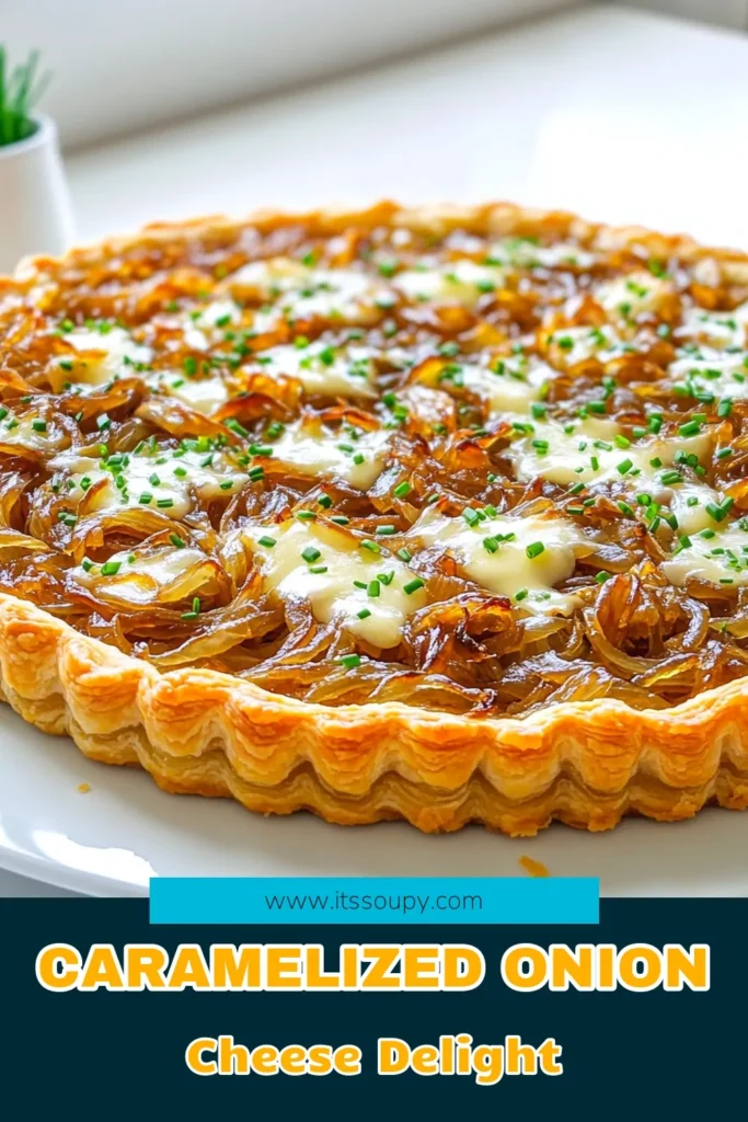 Make your next meal a hit with this mouthwatering Caramelized Onion Gruyère Tart! This easy recipe combines sweet, caramelized onions with rich Gruyère cheese, all wrapped in flaky puff pastry. Perfect for brunch or a cozy dinner, follow our simple steps to create a delicious dish that's sure to impress. Click through for the full recipe and delight your taste buds today! #CaramelizedOnion #GruyereCheese #SavoryTart #RecipeIdeas
