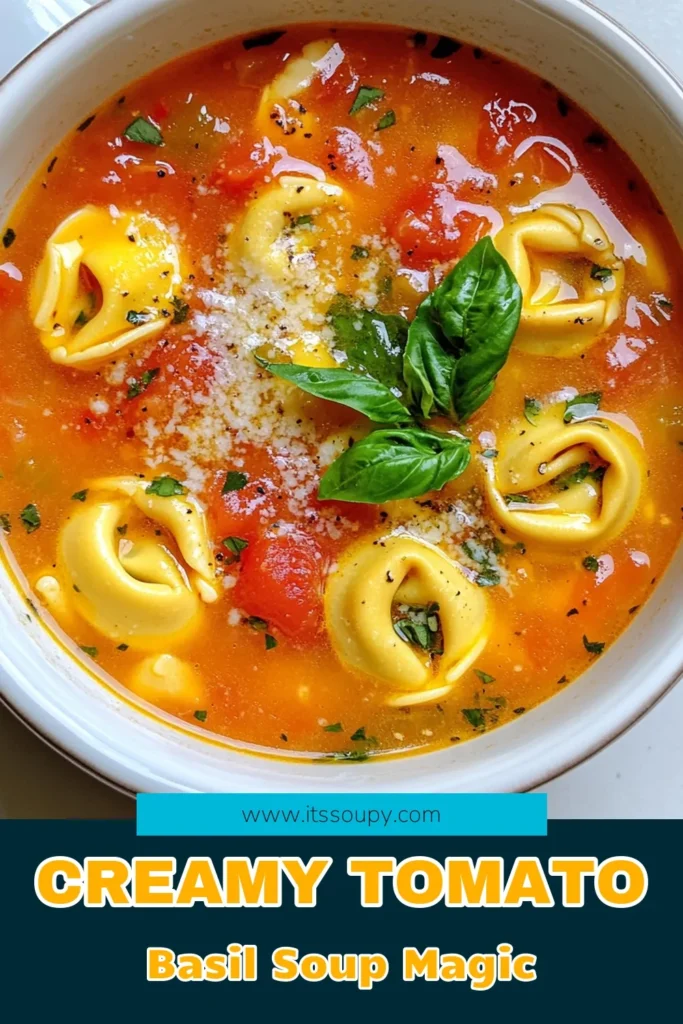Warm up with this delightful Slow Cooker Tomato Basil Tortellini Soup that's perfect for any day! With a few simple ingredients, you can create a creamy, flavorful dish that your family will love. Just toss everything in the slow cooker and let it work its magic. Don't miss out on savoring this comforting recipe—click to explore the full recipe and make your kitchen the coziest place this season! #SlowCookerSoup #TomatoBasilSoup #ComfortFood #TortelliniRecipes