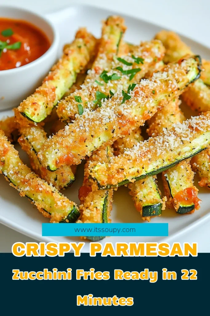 Indulge in these Crispy Air Fryer Parmesan Zucchini Fries that are perfect for a healthy snack or side dish! Made with simple ingredients, these tasty fries are sure to impress. Enjoy the crunch with a perfect dip of marinara or garlic aioli. Ready in just 22 minutes, they are easy to make and absolutely delicious. Click through to grab the full recipe and elevate your cooking game today! #AirFryerRecipes #HealthySnacks #ZucchiniFries #EasyRecipes
