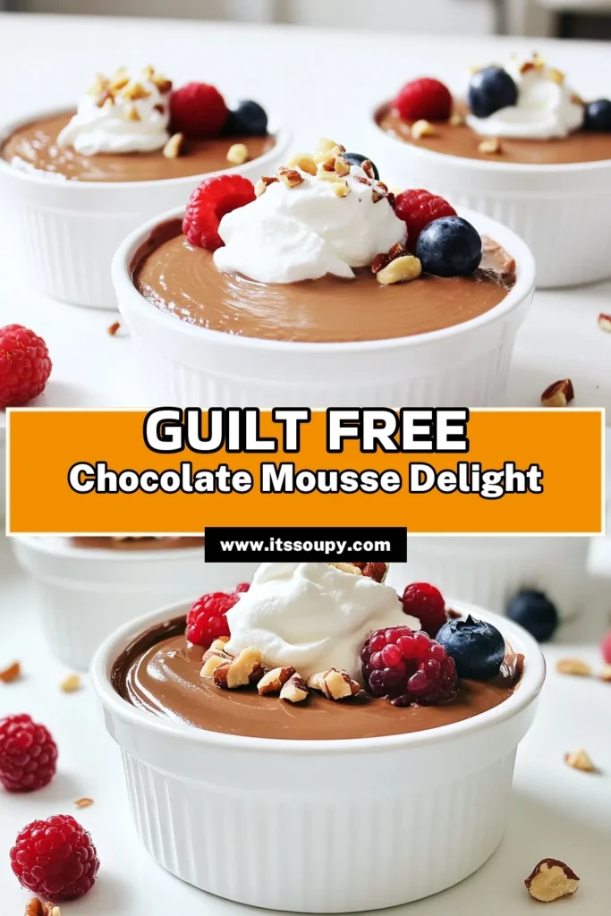 Indulge guilt-free with this delicious Protein-Packed Cottage Cheese Chocolate Mousse! This easy recipe combines creamy cottage cheese, rich chocolate, and a hint of sweetness to satisfy your dessert cravings while boosting your protein intake. Perfect for a quick treat or a healthy snack! Click to discover how to whip up this delightful mousse in just 10 minutes. Your taste buds will thank you! #HealthyDessert #CottageCheeseRecipes #ChocolateLovers #ProteinSnacks