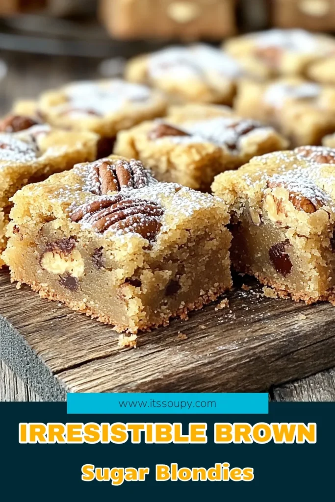 Indulge in the sweet delight of Brown Sugar Pecan Blondies! With a perfect blend of creamy butter, rich brown sugar, and crunchy pecans, these blondies are a must-try. Follow our simple recipe to create these golden treats that will satisfy any sweet tooth. Whether for a cozy gathering or a tasty snack, these blondies are sure to impress. Click through to explore the full recipe and make your dessert dreams come true!