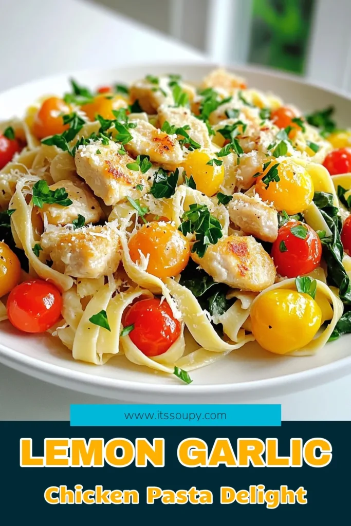 Elevate your dinner game with this quick and tasty Lemon Garlic Chicken Pasta Skillet! This easy recipe combines tender chicken, fresh veggies, and zesty lemon for a burst of flavor in just 30 minutes. Perfect for busy weeknights, you’ll love how simple it is to whip up a delicious meal that everyone will enjoy. Click through for the full recipe and make your kitchen the place to be! #Pastarecipes #EasyDinner #ChickenPasta #LemonGarlicChicken