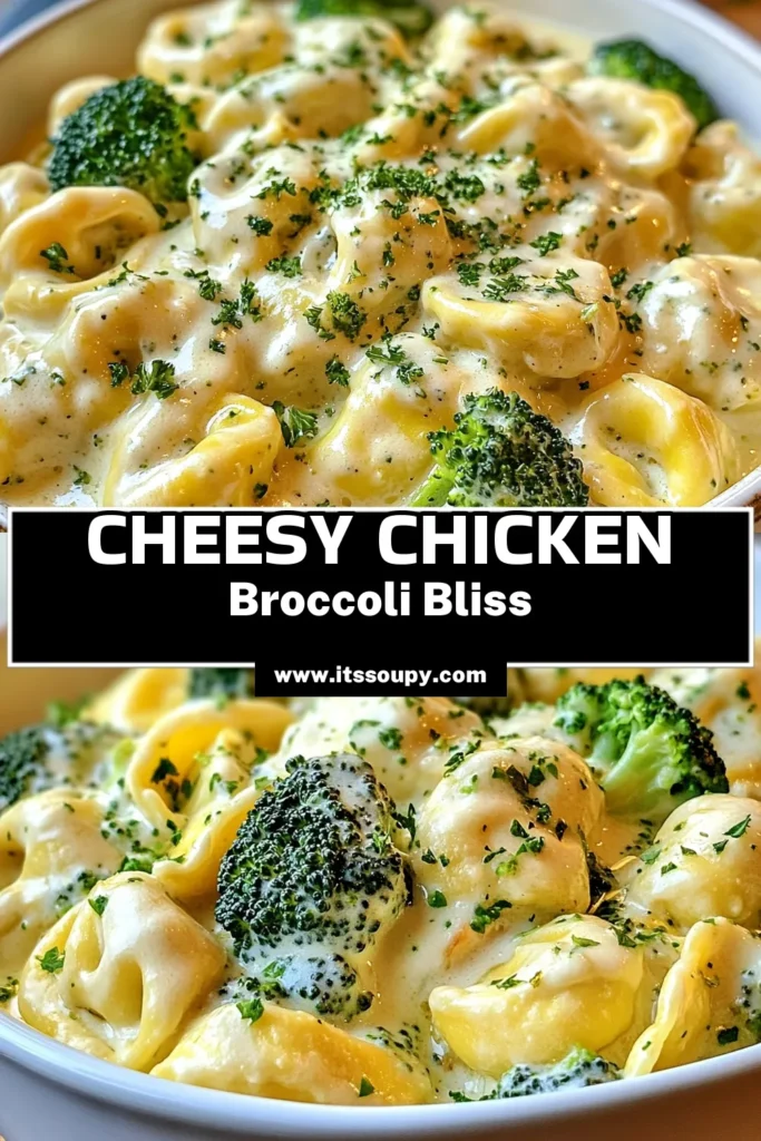 Indulge in this creamy Cheesy Chicken Broccoli Tortellini recipe that’s perfect for busy weeknights! Packed with flavors, this easy tortellini recipe combines tender chicken and fresh broccoli in a luscious cheese sauce. Ready in just 30 minutes, this dish elevates chicken and broccoli pasta to a new level. Try making this ultimate cheesy chicken tortellini today and enjoy delightful family dinners! Save now! #CheesyChickenTortellini #BroccoliTortelliniRecipe #CreamyChickenTortellini #EasyTortelliniRecipes