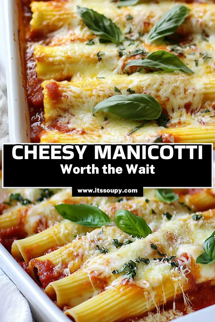 Discover the ultimate stuffed manicotti recipe that will impress your family and friends! This creamy ricotta stuffed pasta is easy to make and bursting with flavor. Layered with baked manicotti with marinara, it's the perfect comfort food for any occasion. Dive into this Italian stuffed pasta shells dish and watch everyone fall in love. Save this recipe for your next dinner night! #stuffedmanicotti #ultimateManicotti #creamyricottastuffedpasta #bakedmanicotti