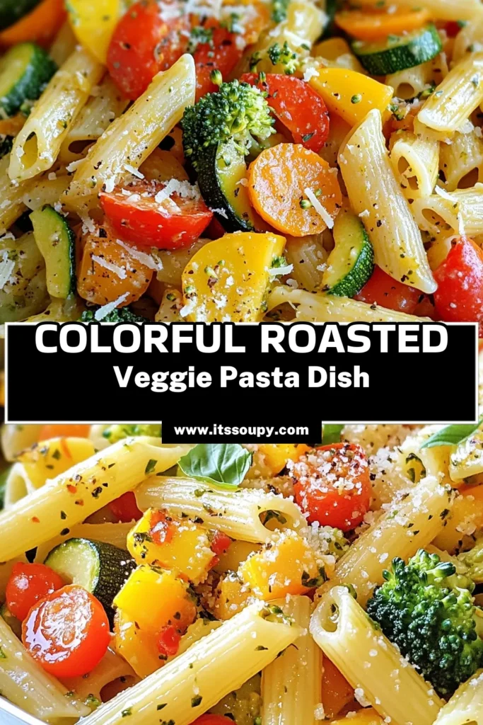 Discover the joy of cooking with this delicious Roasted Vegetable Pasta Primavera recipe! This healthy vegetable pasta combines vibrant roasted veggies and perfectly cooked pasta for a delightful vegetarian pasta dish. Perfect for a quick weeknight dinner, this easy roasted pasta is bursting with flavor. Grab the recipe, save it for later, and elevate your meal game! #RoastedVegetablePasta #PastaPrimaveraRecipe #HealthyVegetablePasta #VegetarianPastaDish