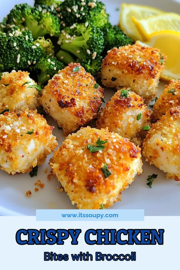 Discover the ultimate crispy chicken recipe with these air fryer chicken bites paired with a zesty broccoli recipe that’s both delicious and nutritious. Perfect for healthy air fryer meals, this dish features panko chicken bites that are golden and crunchy. In just 30 minutes, enjoy a delightful meal that’s easy to make and full of flavor. Save this recipe for a quick weeknight dinner! #AirFryerRecipes #HealthyMealPrep #CrispyChicken #EasyRecipes