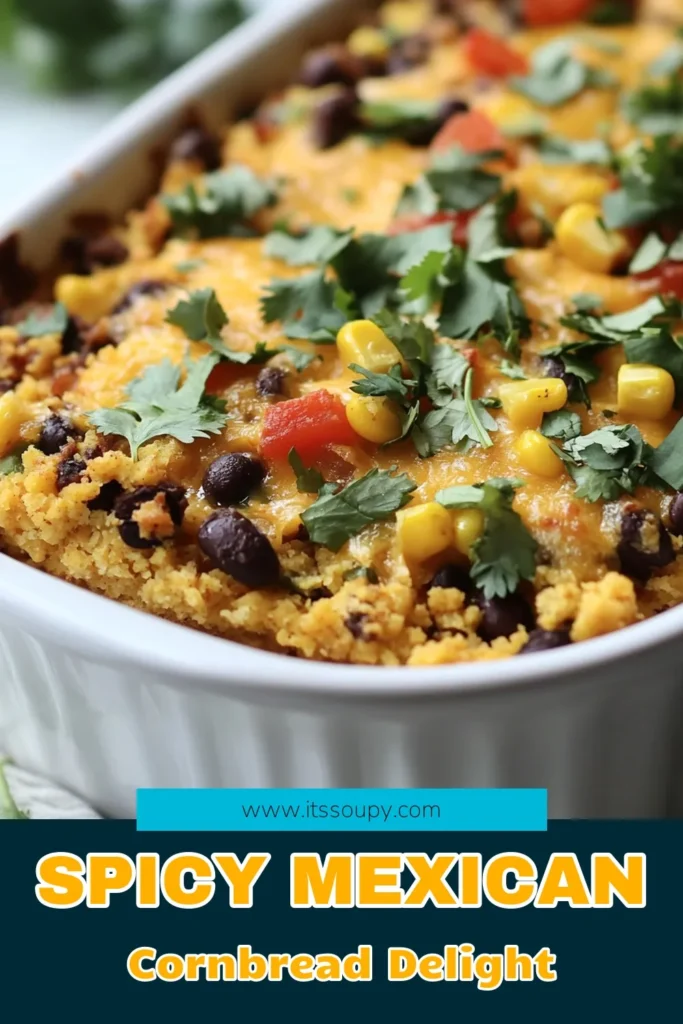 Savor the flavors of this easy Mexican cornbread casserole! This delightful cornbread casserole recipe combines black beans, cheesy corn, and vibrant veggies for a deliciously satisfying dish. Perfect for any meal, this black bean cornbread bake is a must-try! Get ready to impress your family with this cheesy corn casserole that can be whipped up in no time. Click to discover the full recipe and save for later! #MexicanCornbreadCasserole #EasyMexicanCasserole #CheesyCornCasserole #CornbreadCasseroleRecipe