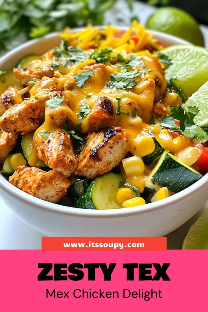 Discover this delicious Tex Mex chicken recipe that brings together juicy chicken and fresh zucchini in an easy one-pan Tex Mex dinner. Perfect for busy weeknights, this zucchini chicken stir-fry is packed with flavor and nutrients. Enjoy a healthy chicken and veggies dish that can be ready in just 30 minutes! Try these easy chicken fajitas for a colorful and satisfying meal. Save this recipe today! #TexMex #ChickenRecipe #HealthyDinner #OnePanMeal