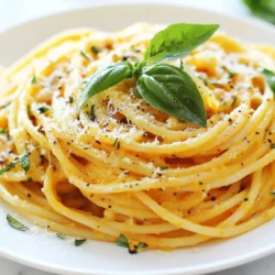 To make this tasty dish, you need a few key items. Here they are: - 200g pasta (spaghetti or linguine) - 2 tablespoons olive oil - 5 cloves garlic, minced - 400g canned crushed tomatoes - 1 cup heavy cream - 1 teaspoon dried basil - 1 teaspoon dried oregano - Salt and pepper to taste These ingredients come together to create a rich and creamy sauce that coats the pasta perfectly. If you want to make your pasta even better, consider these optional additions: - Fresh basil leaves for garnish - Grated Parmesan cheese for a cheesy finish These extras can give your dish a fresh touch and a hint of saltiness. While you can use any pasta, I recommend spaghetti or linguine. They hold the sauce well. Other options like fettuccine or penne can work too. Choose what you like best! {{ingredient_image_1}} Start by bringing a large pot of water to a boil. Make sure you add a good amount of salt to the water. This salt helps the pasta taste great. Once the water is boiling, add 200g of spaghetti or linguine. Cook it according to the package instructions, which usually takes about 8 to 10 minutes. You want the pasta to be al dente, meaning it should still have a little bite to it. Before draining, reserve 1 cup of the pasta water. This water will help later. After that, drain the pasta and set it aside. In a large skillet, heat 2 tablespoons of olive oil over medium heat. Once the oil is hot, add 5 minced garlic cloves. Sauté the garlic for about 1 minute until it smells nice but is not brown. Then, pour in 400g of canned crushed tomatoes. Stir this mix well and let it simmer for 3 to 4 minutes. Lower the heat, and now you can add 1 cup of heavy cream. Mix in 1 teaspoon of dried basil and 1 teaspoon of dried oregano. Stir everything until the sauce is creamy. Don’t forget to season with salt and pepper to taste! Now it’s time to combine everything. Add the cooked pasta to the skillet with the creamy tomato sauce. Toss the pasta gently to coat it in the sauce. If the sauce feels too thick, add some of the reserved pasta water a little at a time. This will help you reach the sauce's desired creaminess. Once everything is mixed well, remove the skillet from heat and let it rest for a minute. Give it a taste and adjust the seasoning if needed. Serve the pasta hot, topped with fresh basil leaves and grated Parmesan cheese if you like. Enjoy your meal! To make the sauce creamier, use full-fat heavy cream. It gives a rich feel. You can also add cream cheese for extra creaminess. Blend it into the sauce until smooth. Another option is to use a bit of pasta water. This helps mix the sauce well and keeps it silky. Add a pinch of red pepper flakes for a nice kick. Fresh herbs like parsley or thyme can brighten the dish. You might also try adding a squeeze of lemon juice. It enhances the flavors and adds freshness. If you love cheese, consider extra Parmesan. Mix it in for a cheesy boost. Always salt your water before boiling pasta. It helps flavor the pasta from the start. Stir the pasta occasionally to prevent sticking. Check for doneness a minute early. It should be al dente, which means it has a slight bite. Remember to reserve pasta water before draining. You can use it to adjust the sauce later. Pro Tips Perfect Pasta Timing: Start cooking the pasta just before the sauce is ready to ensure everything is served hot and fresh. Enhance the Flavor: For a richer flavor, consider adding a pinch of red pepper flakes to the garlic while sautéing. Texture Tip: If your sauce is too thick, gradually add more reserved pasta water until you reach your desired consistency. Garnish Wisely: Fresh basil not only adds a pop of color but also enhances the dish's aroma and flavor, so don't skip it! {{image_2}} You can easily make this pasta dish vegetarian. Skip the cheese or use a plant-based version. Add more veggies like spinach, zucchini, or bell peppers. These add color and taste. You can sauté these with garlic for extra flavor. Try adding mushrooms for a meaty texture. They pair well with the creamy sauce and tomatoes. If you want to add protein, consider chicken or shrimp. Cook them in the skillet before adding garlic. You can also use cooked sausage for a savory kick. For a plant-based option, try chickpeas or lentils. They blend well and add fiber. Just toss them in with the sauce to heat through before serving. Dietary needs can change what you use. For a dairy-free version, swap heavy cream for coconut milk or almond cream. These give a creamy texture without dairy. If you need gluten-free, use gluten-free pasta instead. It cooks the same way and tastes great. Make sure to check your canned tomatoes for added sugars. To store your Minute Creamy Garlic Tomato Pasta, first let it cool. Place it in an airtight container. This helps keep the pasta fresh. You can store it in the fridge for up to three days. When you are ready to eat, you can reheat it easily. To reheat your pasta, use a skillet or a microwave. If using a skillet, add a splash of water or olive oil. Heat on low until warm. This keeps the pasta from drying out. If using a microwave, cover the dish and heat in short bursts. Stir in between to warm evenly. If you want to freeze your creamy pasta, let it cool completely first. Then, place it in a freezer-safe container. It can last for up to two months in the freezer. When ready to eat, thaw it in the fridge overnight. Reheat gently on the stove or in the microwave. Add a little cream or water for extra moisture. Yes, you can use fresh tomatoes in this dish. Start with about 4-5 medium-sized ripe tomatoes. Remove the skins and chop them finely. Cook the chopped tomatoes until soft, about 5-7 minutes. This will give a nice fresh taste. Fresh tomatoes add a light flavor, while canned tomatoes are richer. Choose based on your taste preference. If you want a lighter option, try using half-and-half or whole milk. You can also use coconut cream for a dairy-free choice. Greek yogurt works well too. Just mix it in slowly to avoid lumps. Each option will change the flavor and texture slightly, so pick what fits your meal best. This creamy garlic tomato pasta lasts about 3 days in the fridge. Store it in an airtight container to keep it fresh. When reheating, add a splash of water or a little olive oil to restore creaminess. This way, your dish stays tasty and enjoyable! To recap, we explored how to make creamy garlic tomato pasta. I shared required and optional ingredients for a flavorful dish. You learned how to cook pasta and make a rich sauce. We also covered tips for creaminess, flavor boosts, and cooking expert tricks. Plus, I offered variations for dietary needs and storage tips for leftovers. This pasta dish is easy, tasty, and adaptable. Enjoy creating it in your kitchen!