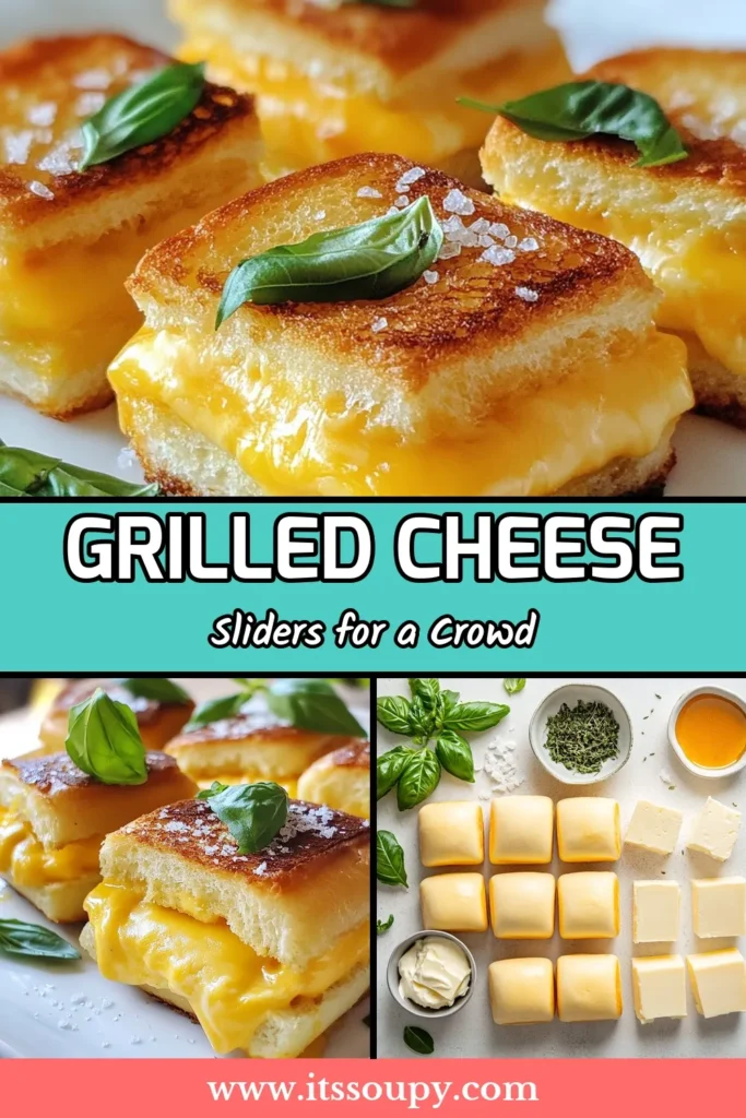 Indulge in the ultimate comfort food with these Hawaiian Roll Grilled Cheese Sliders! This easy slider recipe features buttery Hawaiian rolls layered with gooey cheddar and gouda, creating cheesy Hawaiian sliders that are perfect for any occasion. With simple ingredients and quick prep, your family will love this grilled cheese sliders recipe! Save and try this delicious treat today! #HawaiianRollGrilledCheese #GrilledCheeseSliders #CheesyHawaiianSliders #EasySliderRecipe