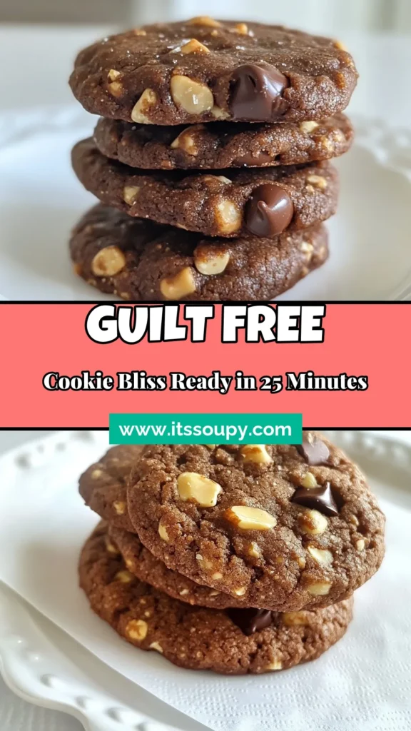 Indulge in these delicious sugar-free cookies with this easy flourless cookie recipe! Made with natural nut butter and sugar-free sweeteners, these healthy nut butter cookies are perfect for a low-carb dessert craving. Enjoy the rich flavors of sugar-free chocolate chip cookies without the guilt. Ready in just 25 minutes! Try this simple recipe today and satisfy your sweet tooth! #SugarFreeCookies #FlourlessCookieRecipe #LowCarbDessert #HealthyNutButterCookies