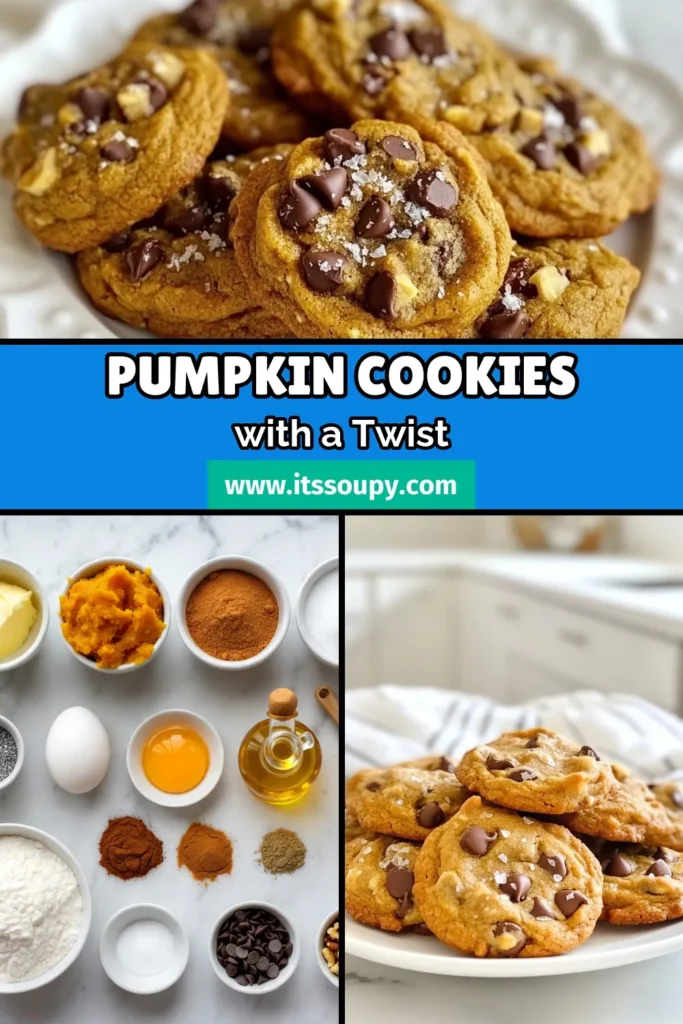 Fall in love with these Brown Butter Pumpkin Chocolate Chip Cookies! Perfectly spiced and rich, these Brown Butter Pumpkin Cookies are an easy addition to your fall cookie recipes. Whip up these delicious Pumpkin Chocolate Chip Cookies for a delightful treat that everyone will adore. Ideal for cozy gatherings and sweet cravings! Save this recipe for the ultimate easy pumpkin desserts experience. #FallBaking #PumpkinCookies #ChocolateChipCookies #EasyDesserts