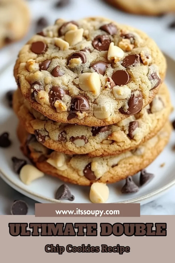 Indulge in the rich taste of Levain-style cookies with this double chip cookies recipe that delivers chewy cookies from scratch! With semi-sweet and milk chocolate chips, these are some of the best cookie recipes you'll ever try. Perfectly golden on the edges and soft in the center, these cookies are a showstopper. Ready to bake? Try this chocolate chip cookie recipe today and elevate your dessert game. Save this recipe now! #LevainStyleCookies #DoubleChipCookies #ChewyCookiesFromScratch #BestCookieRecipes