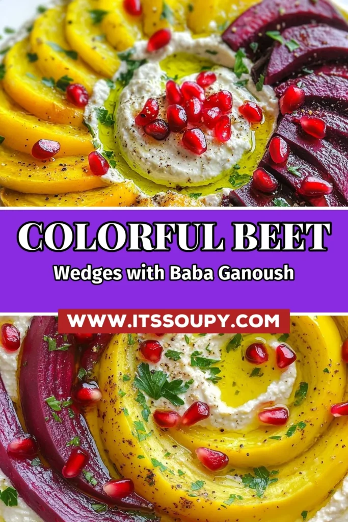 Discover the delightful combination of roasted beet wedges and baba ganoush in this healthy beetroot dish! This vegan roasted beets recipe is not just nutritious, but it also adds a Mediterranean twist to your meals. Perfect for a light lunch or as a side in a vibrant salad, these roasted beet wedges served with creamy baba ganoush will impress everyone at the table. Try it today and elevate your cooking! #RoastedBeetWedges #BabaGanoushRecipe #HealthyEating #MediterraneanDiet