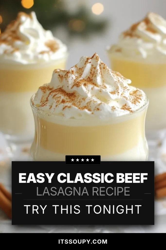 Get ready for the holidays with this delicious vanilla bean eggnog cocktail! This creamy eggnog drink is a festive eggnog recipe that will impress your guests. Homemade eggnog has never been easier with this simple recipe. Enjoy the rich flavors of vanilla bean and spices in every sip. Perfect for any gathering! Save this creamy delight for your holiday celebrations. #VanillaBeanEggnog #HolidayEggnogCocktail #HomemadeEggnog #FestiveEggnogRecipe