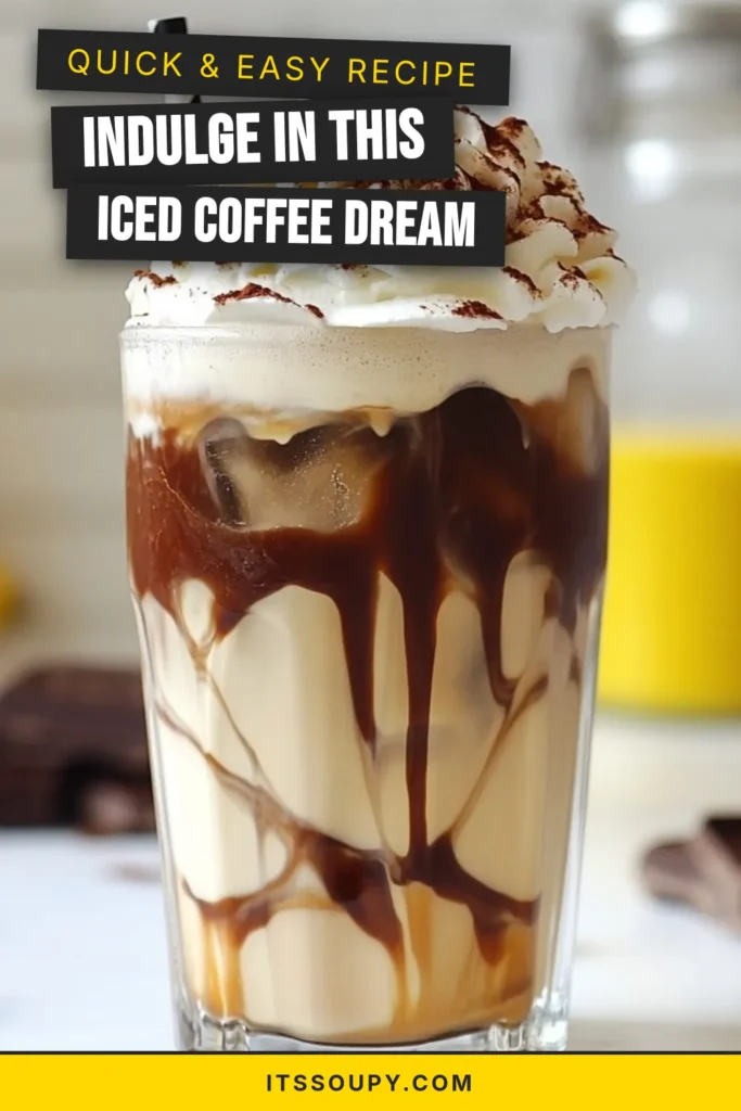 Indulge in the ultimate Creamy Irish iced coffee with this easy recipe! Discover how to make iced coffee that blends rich flavors of coffee and chocolate syrup in just minutes. Perfect as a refreshing coffee dessert recipe, this best iced coffee recipe is topped with whipped cream and chocolate shavings for an irresistible treat. Save this easy Baileys iced coffee recipe for your next gathering! #IcedCoffee #CoffeeLovers #DessertRecipes #BaileysCoffee
