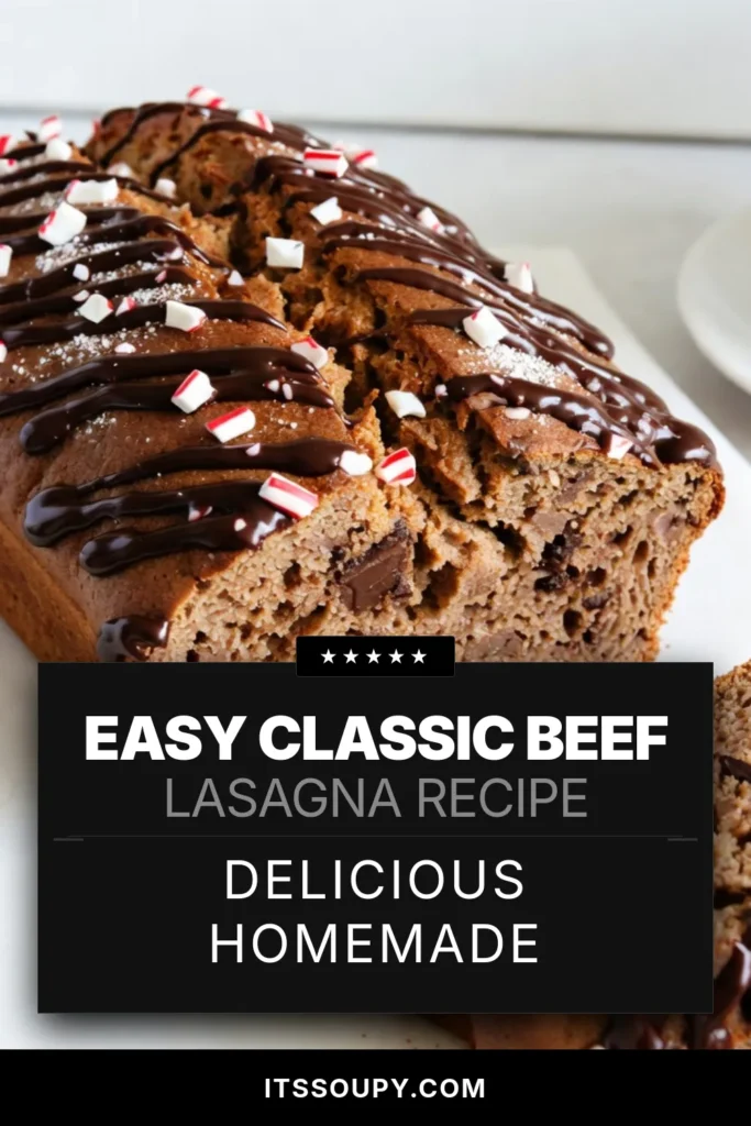 Indulge in the perfect holiday treat with this delightful Chocolate Peppermint Bread! This Chocolate Bread Recipe combines rich cocoa, creamy chocolate chips, and refreshing peppermint for a festive flavor that will wow your guests. Ideal for your Holiday Baking Recipes, this easy-to-follow recipe makes a stunning addition to your table or a great gift idea. Bake today and add this must-try Peppermint Dessert Idea to your festive bread collection! #ChocolatePeppermintBread #HolidayBaking #ChocolateBread #FestiveTreats