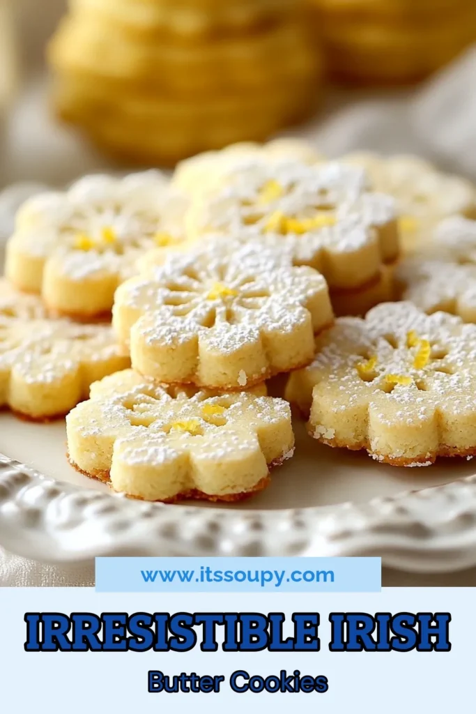 Indulge in the delightful taste of these homemade Irish Butter Shortbread Cookies! This traditional shortbread recipe features rich Irish butter for a melt-in-your-mouth experience. Perfect for any occasion, these easy shortbread cookies are sure to impress. Elevate your baking game and enjoy warming flavors today. Bake a batch of irresistible Irish shortbread cookies that everyone will love! Save this recipe! #IrishShortbreadCookies #IrishButterCookies #BakingRecipes #HomemadeIrishCookies