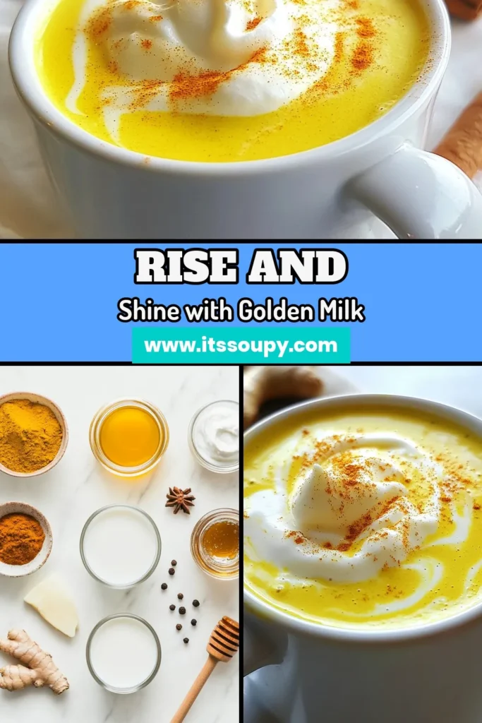 Discover the cozy goodness of this golden milk recipe that highlights the amazing turmeric latte benefits! Made with almond milk, this almond milk turmeric latte is a delightfully warming drink perfect for chilly evenings. Learn how to make golden milk easily at home and indulge in this comforting turmeric drink. Don't miss out—pin this recipe now to savor the rich flavors later! #GoldenMilk #TurmericLatte #CozyDrinks #HealthyRecipes