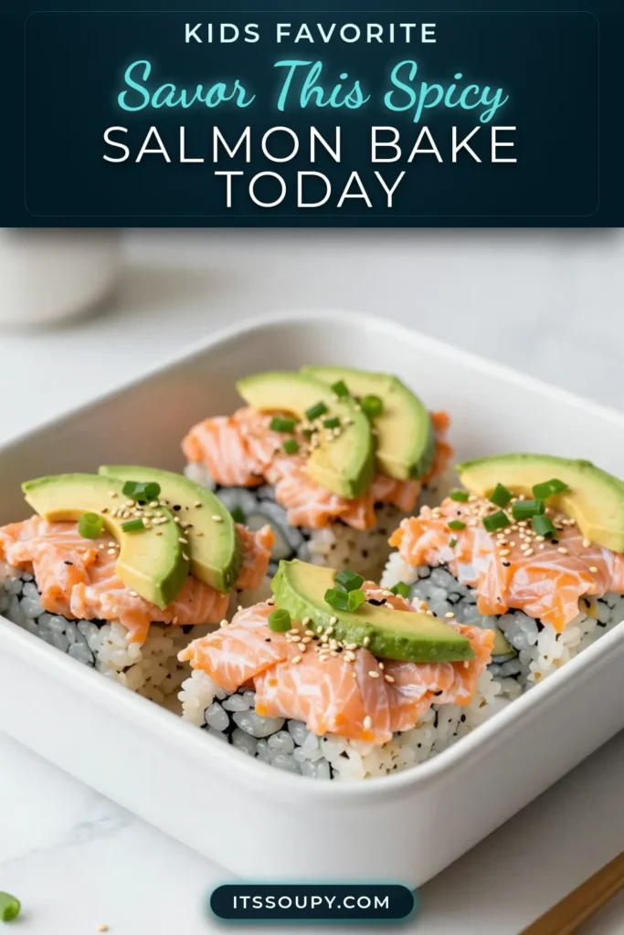 Discover the ultimate Spicy Salmon Sushi Bake that combines flavor and ease in this delicious sushi bake recipe! Perfect for sushi lovers, this easy salmon sushi bake features creamy avocado and a delightful blend of spices. Try this salmon sushi casserole for dinner or a fun gathering. Your tastebuds will thank you! Save this recipe now and enjoy a unique twist on sushi tonight. #SpicySalmonSushiBake #SushiBakeRecipe #EasySalmonSushiBake #BakedSushiWithAvocado
