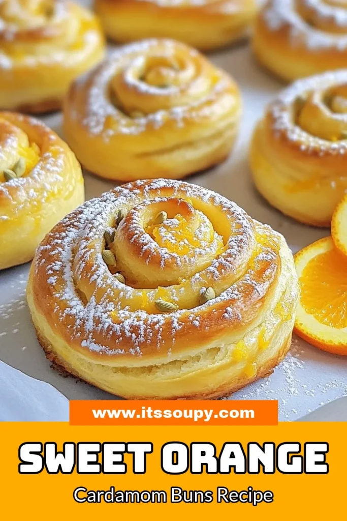 Start your mornings right with these delicious Orange Cardamom Buns! This easy morning buns recipe combines zesty orange and aromatic cardamom, making them perfect homemade cardamom rolls for breakfast or brunch. Impress your family with these delightful orange breakfast pastries that are simple to make and hard to resist. Try this recipe today and elevate your brunch game! #OrangeCardamomBuns #MorningBunsRecipe #EasyBrunchIdeas #HomemadeCardamomRolls
